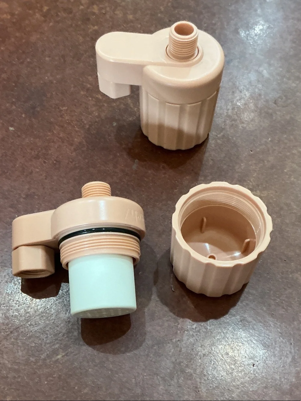 Kitsch Shower Filter Refill Cartridge Duo in Blush Beige